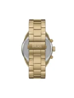 Diesel Ανδρικό Ρολόι με Χρυσό Μεταλλικό Μπρασελέ  SKU DZ4685 - Image 5