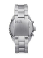 Diesel Spiked Ανδρικό Ρολόι 49mm Χρονογράφος Μπαταρίας με Ασημί Μεταλλικό Μπρασελέ SKU DZ4655 - Image 5