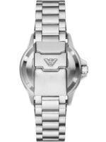 Emporio Armani Ανδρικό Ρολόι  Χρονογράφος Αυτόματο με Ασημί  Μπρασελέ SKU AR60080 - Image 7