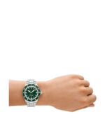 Emporio Armani Ανδρικό Ρολόι  Χρονογράφος Αυτόματο με Ασημί  Μπρασελέ SKU AR60080 - Image 3