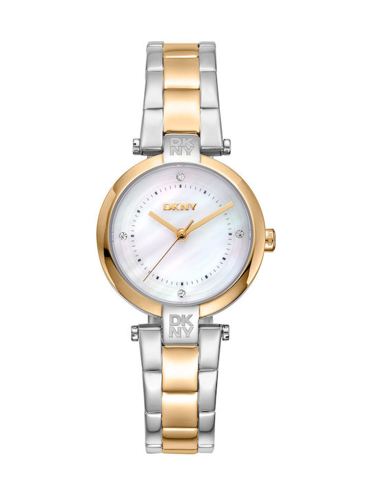 DKNY Γυναικείο Ρολόι 28mm Χρονογράφος Μπαταρίας με  Μεταλλικό Μπρασελέ  SKU DK1L043M0075 - Image 1