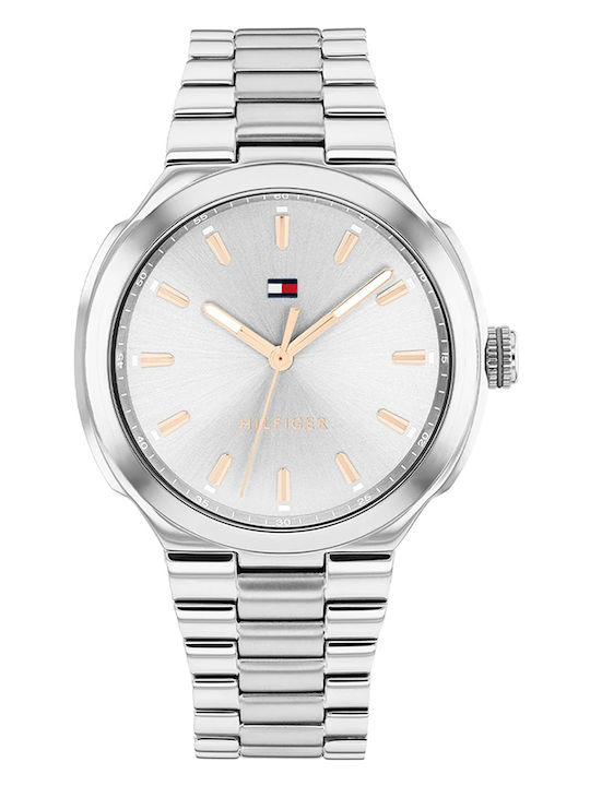 Tommy Hilfiger Γυναικείο Ρολόι Μπαταρίας με Ασημί Μεταλλικό Μπρασελέ  SKU 1782817 - Image 2
