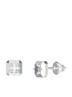 Γυναικεία σκουλαρίκια GUESS Ace Of Diamonds από ανοξείδωτο ατσάλι με ζιργκόν SKU JUBE06180JWRHT/U - Image 3
