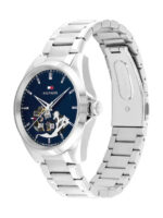 Tommy Hilfiger Baker Ανδρικό Ρολόι Αυτόματο με Ασημί Μεταλλικό Μπρασελέ  SKU 1710716 - Image 4