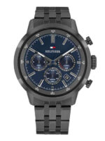 Tommy Hilfiger Kent Ανδρικό Ρολόι Μπαταρίας με Μαύρο Μεταλλικό Μπρασελέ  SKU 1710755 - Image 4