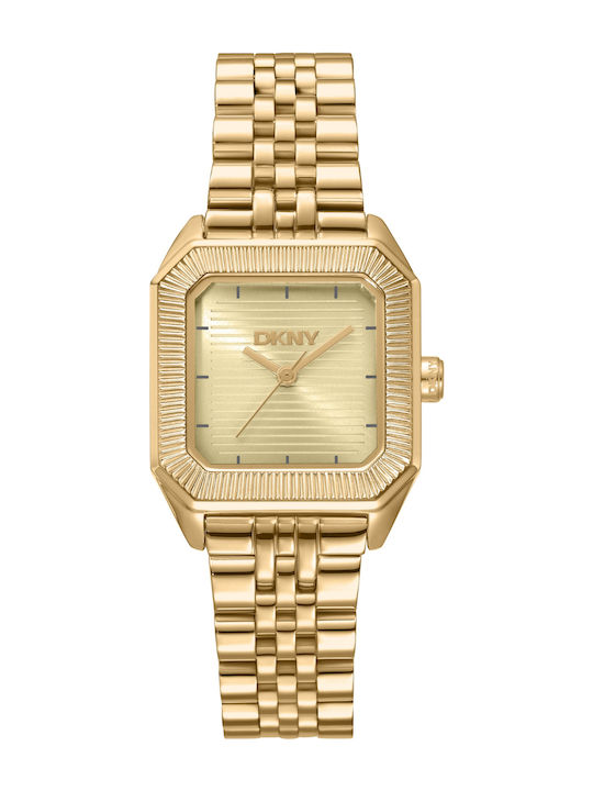 DKNY Γυναικείο Ρολόι Μπαταρίας με Χρυσό Μεταλλικό Μπρασελέ SKU DK1L154M0065 - Image 1