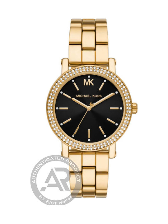 Michael Kors Corey Γυναικείο Ρολόι με Χρυσό Μεταλλικό Μπρασελέ MK7547 - Image 1