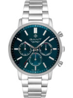 Gant Ανδρικό Ρολόι Μπαταρίας με Μπλε Μεταλλικό Μπρασελέ  SKU G191011