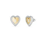 Γυναικεία σκουλαρίκια GUESS Love Bites από ανοξείδωτο ατσάλι με ζιργκόν SKU JUBE06062JWYGRHT/U - Image 2