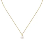 Κολιέ Karl Lagerfeld Pearl  Χρυσό με Πέρλα  SKU KLAYR18 - Image 3