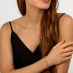 Βραχιόλι Karl Lagerfeld Crystals Χρυσό με Λευκές Πέτρες  SKU  KLAYC25 - Image 3