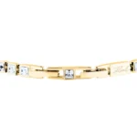 Βραχιόλι Karl Lagerfeld Crystals Χρυσό με Λευκές Πέτρες  SKU  KLAYC25 - Image 4