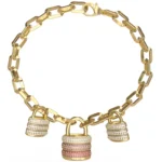 ΒΡΑΧΙΟΛΙ Guess My Secret GUESS Jewellery από Επιχρυσωμένο Ανοξείδωτο Ατσάλι με Πέτρες Ζιργκόν  SKU  JUBB05404JWYGPKL