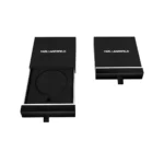 KARL LAGERFELD ILLUME  Γυναικεία Σκουλαρίκια Χρυσά Με Πέτρες Και Λογότυπο SKU KLBJX16 - Image 6