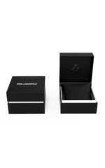 Ρολόι KARL LAGERFELD Crystals Black Leather Strap SKU R0551102502 - Image 8