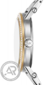 Michael Kors Watch Γυναικείο Ρολόι Μπαταρίας με Ασημί Μεταλλικό Μπρασελέ  SKU  MK7550 - Image 5