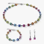 CEOUR DE LION Βραχιόλι GEOCUBE με κύβους CZ και iconic Rainbow  SKU  4409/30-1500 - Image 4