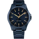 Tommy Hilfiger Ανδρικό Ρολόι Μπαταρίας με Μπλε Μεταλλικό Μπρασελέ  SKU 1710742 - Image 5