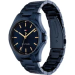 Tommy Hilfiger Ανδρικό Ρολόι Μπαταρίας με Μπλε Μεταλλικό Μπρασελέ  SKU 1710742 - Image 7