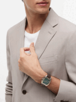 Tommy Hilfiger Square Green Dial Brown Leather Strap Watch  SKU 1710762 - Image 4