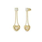 Γυναικεία σκουλαρίκια GUESS L.O.V.E. από ανοξείδωτο ατσάλι SKU JUBE05462JWYGT/U