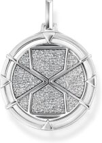 THOMAS SABO Μενταγιόν γούρι με τιρκουάζ και μάτι τίγρης από ασήμι 925, μαυρισμένο - Image 2