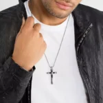 Μενταγιόν Thomas Sabo  Ασήμι + Ζιργκόν - Σταυρός  SKU PE396-051-11 - Image 2