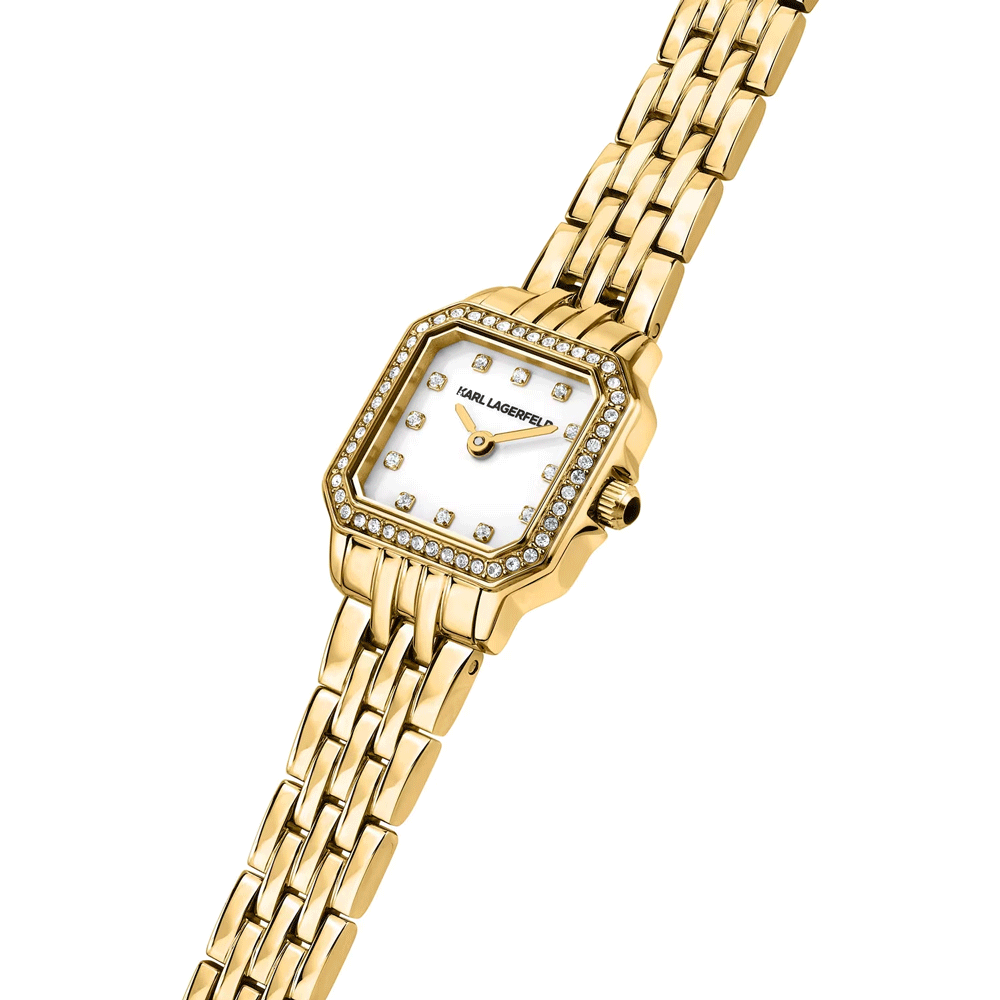 karl-lagerfeld-r0553111501-a Karl Lagerfeld Icon Square Mini Watch Γυναικείο ρολόι SKU R0553111501 - Image 1