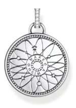 Ασημένιο μενταγιόν Thomas Sabo Glam & Soul Cosmic Amulet με τον τροχό της τύχης  SKU PE962-340-7 - Image 2