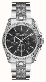 Thomas Sabo Gents Rebel at Heart Skull Black Watch  SKU  WA0377-201-203-41MM