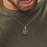 TOMAS SABO Μαύρο μενταγιόν πυξίδας με αστέρι και ασήμι όνυχα και ζιρκονία   SKU PE911-641-11 - Image 2