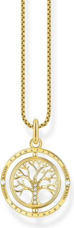 Thomas Sabo KE2148-414-14-L45v Kette Silber vergoldet "Tree of love Gold" - Image 5