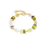COEUR de LION Βραχιόλι GeoCUBE® Iconic Olive Blossom, Stainless Steel SKU  2838/30-0901