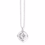 Thomas Sabo Sterling Silver Star & Moon Pendant Necklace SKU  KE1985-643-14-L50V - Image 3