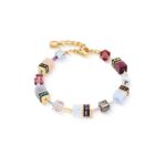 COEUR de LION Βραχιόλι GeoCUBE® Iconic Precious Golden Blush, Stainless Steel  SKU 4905/30-1924