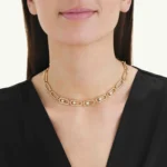 ΚΟΛΙΕ ROSEFIELD Pearl Link από Επιχρυσωμένο Ανοξείδωτο Ατσάλι με Μαργαριτάρια   SKU JNPLG-J1294 - Image 3