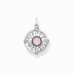 THOMAS SABO Μενταγιόν Ασημί με ροζ κρύο σμάλτο και κοσμικές λεπτομέρειες Ασήμι 925°  SKU  PE959-340-9 - Image 4