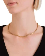 Κολιέ ROSEFIELD Coffee Bean Necklace από ανοξείδωτο ατσάλι SKU JNCSG-J1051 - Image 4