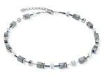 Coeur de Lion GeoCUBE® Κολιέ Platinum   SKU 4015/10-1217