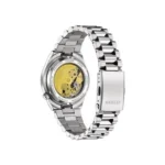 Citizen Γυναικείο Ρολόι 37mm Μπαταρίας με Ασημί Μεταλλικό Μπρασελέ  SKU NJ02000-50X - Image 4