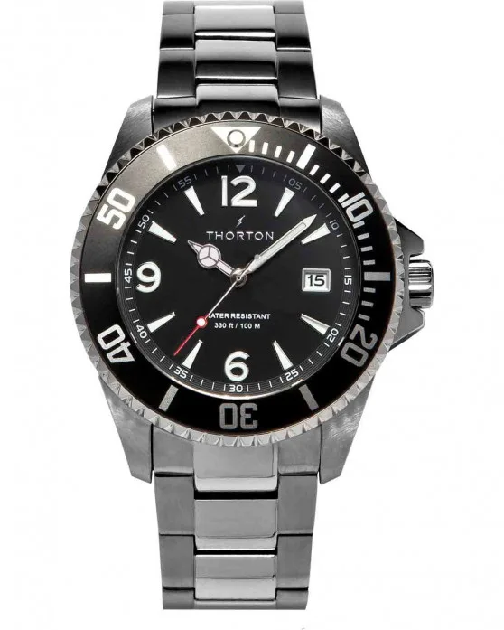 9205331M_1 Ρολόι THORTON Arkyn Grey Stainless Steel Bracelet SKU 9205331M - Image 1