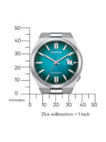Citizen Tsuyosa Ανδρικό Ρολόι 40mm Αυτόματο με Ασημί Μεταλλικό Μπρασελέ  SKU NJ0151-88X - Image 2