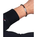 TOMMY HILFIGER Καφέ Βραχιόλι Από Δέρμα Και Ανοξείδωτο Ατσάλι 19cm  SKU 2790703 - Image 3