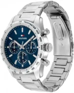 Ανδρικό ρολόι TOMMY HILFIGER Hampton με ασημί μπρασελέ από ανοξείδωτο ατσάλι SKU 1792278 - Image 5