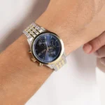 Ανδρικό Ρολόι Boss Stratus 1514329 με Δίχρωμο Μπρασελέ & Μπλε Καντράν SKU 1514329 - Image 4
