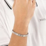 Boss Ανδρικό Βραχιόλι από Ανοξείδωτο Ατσάλι 19cm SKU 1580803 - Image 3