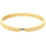 Βραχιόλι Tommy Hilfiger Stripes 2781048 Χρυσή Χειροπέδα  SKU  2781048 - Image 5