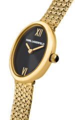 Γυναικείο ρολόι KARL LAGERFELD OVAL ALLURE  διαμέτρου 21mm, μαύρο καντράν, SKU R0553114505 - Image 2